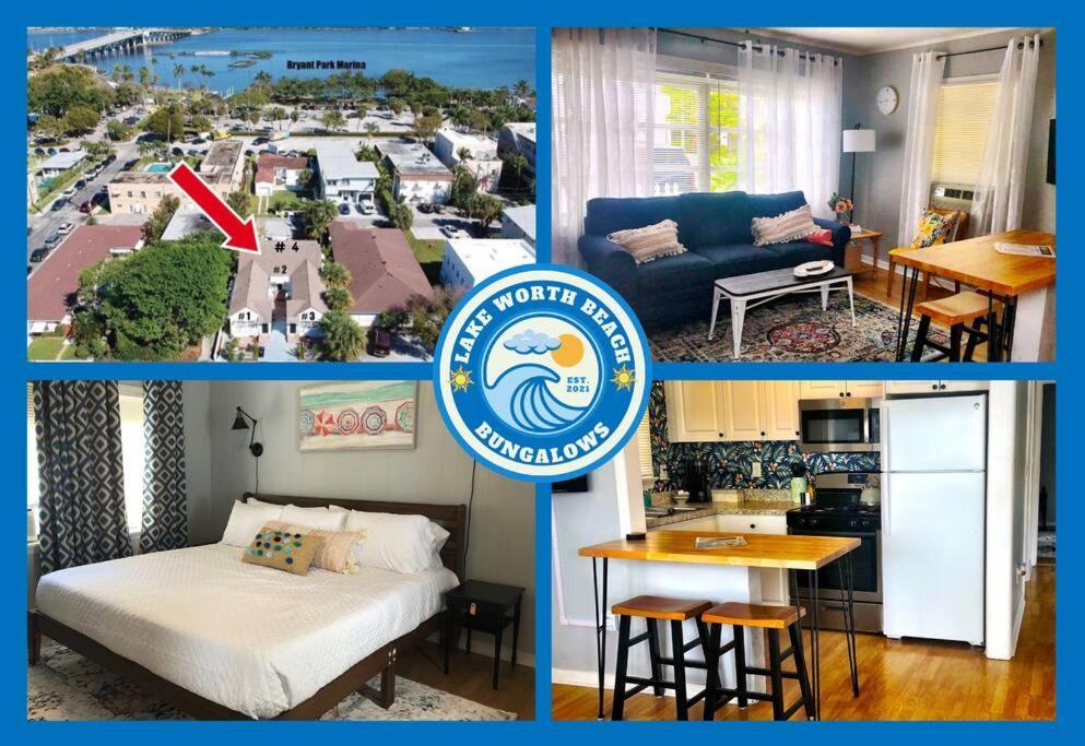 Steps To Beach & Downtown! Cozy Beach Bungalow #1 Lake Worth Beach Eksteriør bilde